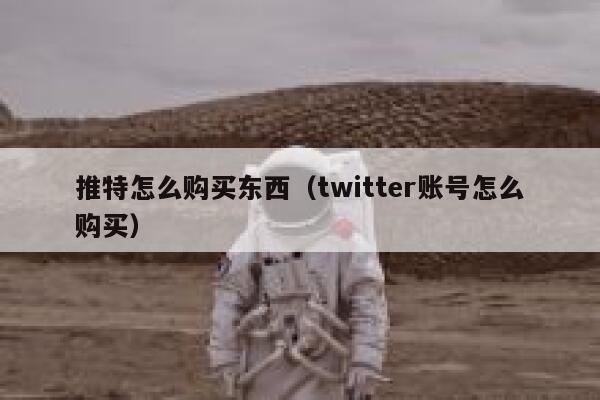 推特怎么购买东西（twitter账号怎么购买） 第1张