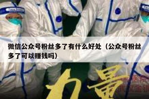 微信公众号粉丝多了有什么好处(公众号粉丝多了可以赚钱吗) 第1张 微信公众号粉丝多了有什么好处(公众号粉丝多了可以赚钱吗) 第1张