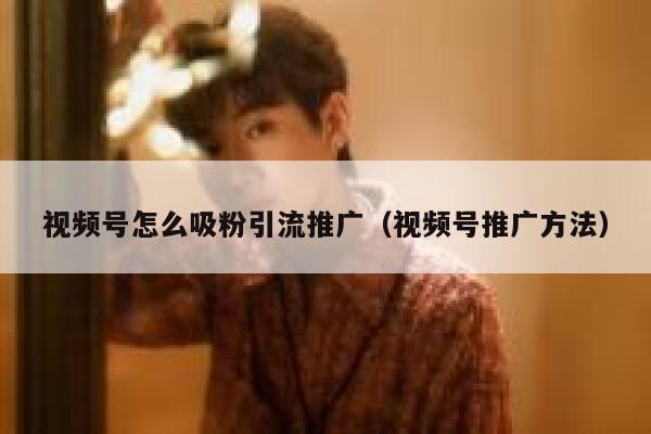视频号怎么吸粉引流推广(视频号推广方法) 第1张 视频号怎么吸粉引流推广(视频号推广方法) 第1张