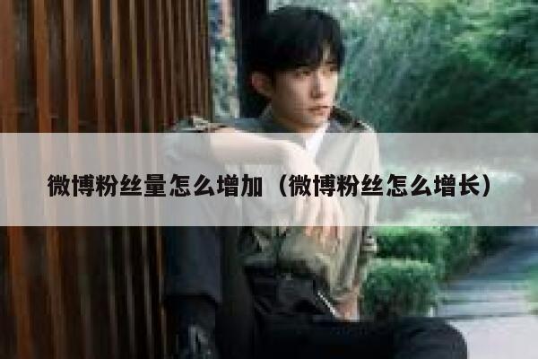微博粉丝量怎么增加（微博粉丝怎么增长） 第1张