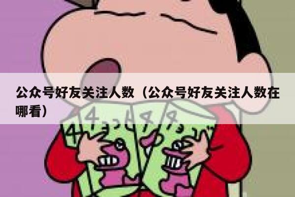 公众号好友关注人数（公众号好友关注人数在哪看） 第1张