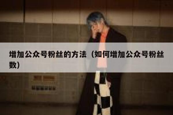 增加公众号粉丝的方法(如何增加公众号粉丝数) 第1张 增加公众号粉丝的方法(如何增加公众号粉丝数) 第1张