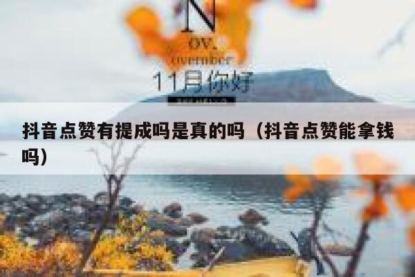 抖音点赞有提成吗是真的吗（抖音点赞能拿钱吗） 第1张