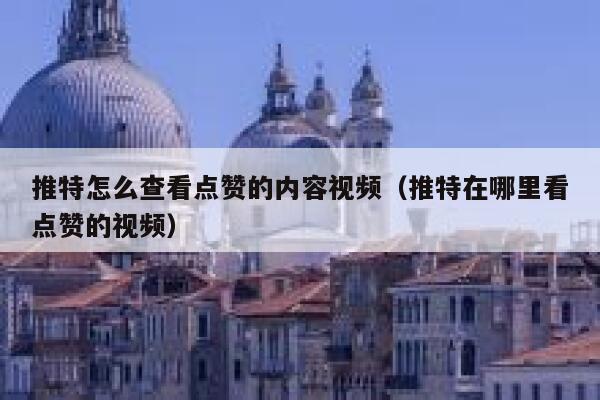 推特怎么查看点赞的内容视频(推特在哪里看点赞的视频) 第1张 推特怎么查看点赞的内容视频(推特在哪里看点赞的视频) 第1张
