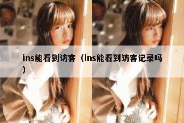 ins能看到访客（ins能看到访客记录吗） 第1张