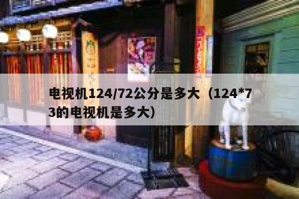 电视机124/72公分是多大（124*73的电视机是多大） 第1张
