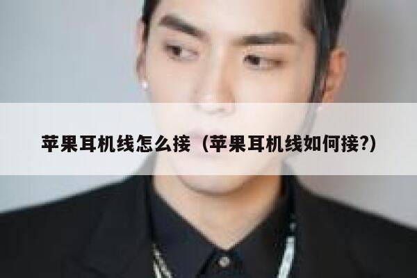 苹果耳机线怎么接（苹果耳机线如何接?） 第1张