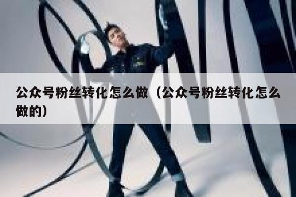 公众号粉丝转化怎么做（公众号粉丝转化怎么做的） 第1张