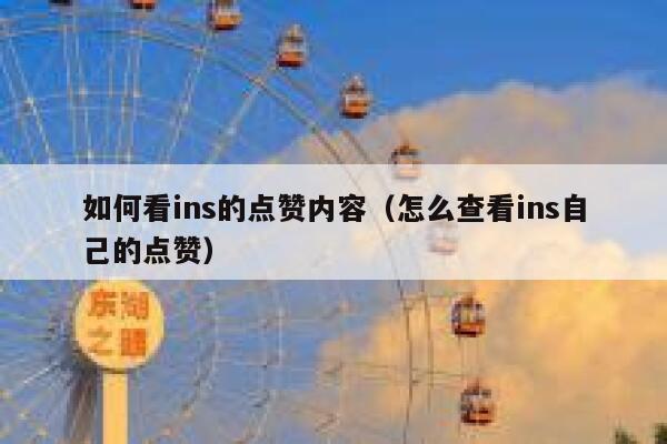 如何看ins的点赞内容（怎么查看ins自己的点赞） 第1张