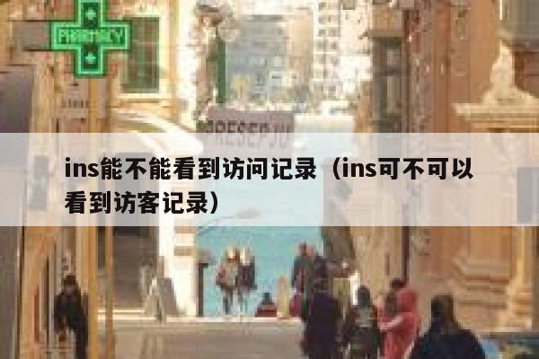 ins能不能看到访问记录（ins可不可以看到访客记录） 第1张