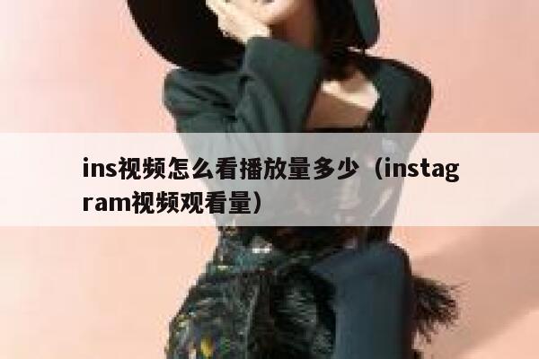 ins视频怎么看播放量多少（instagram视频观看量） 第1张