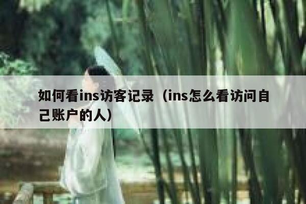 如何看ins访客记录（ins怎么看访问自己账户的人） 第1张