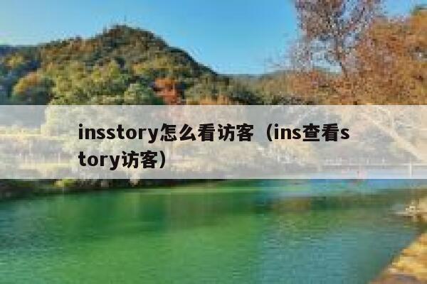 insstory怎么看访客（ins查看story访客） 第1张