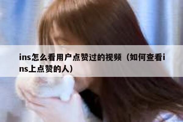 ins怎么看用户点赞过的视频（如何查看ins上点赞的人） 第1张