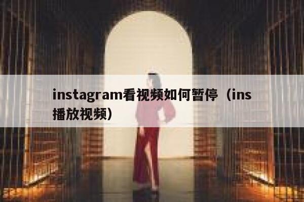 instagram看视频如何暂停（ins播放视频） 第1张