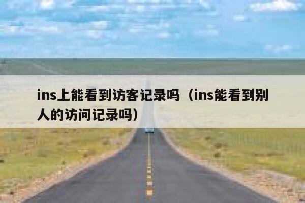 ins上能看到访客记录吗（ins能看到别人的访问记录吗） 第1张