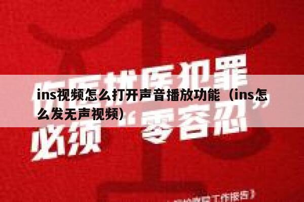 ins视频怎么打开声音播放功能（ins怎么发无声视频） 第1张