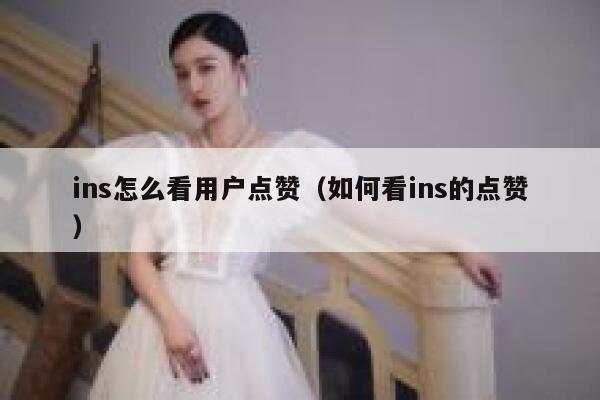 ins怎么看用户点赞（如何看ins的点赞） 第1张