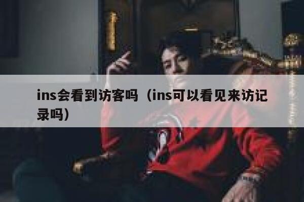 ins会看到访客吗（ins可以看见来访记录吗） 第1张
