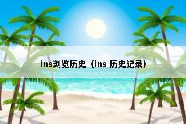 ins浏览历史（ins 历史记录） 第1张