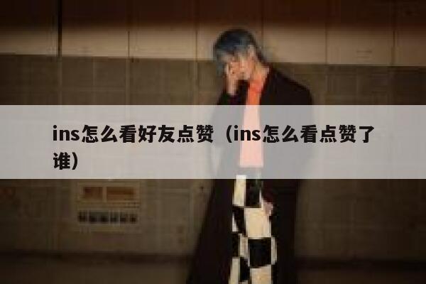 ins怎么看好友点赞（ins怎么看点赞了谁） 第1张