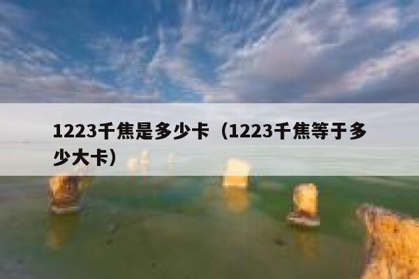 1223千焦是多少卡（1223千焦等于多少大卡） 第1张