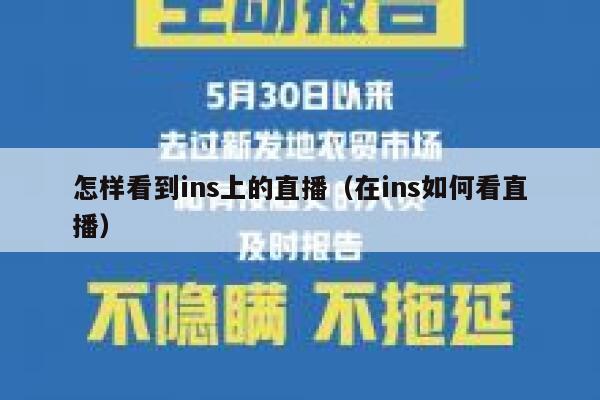 怎样看到ins上的直播（在ins如何看直播） 第1张