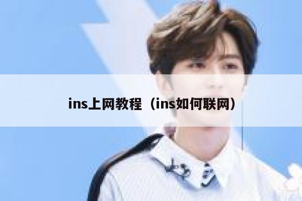 ins上网教程（ins如何联网） 第1张