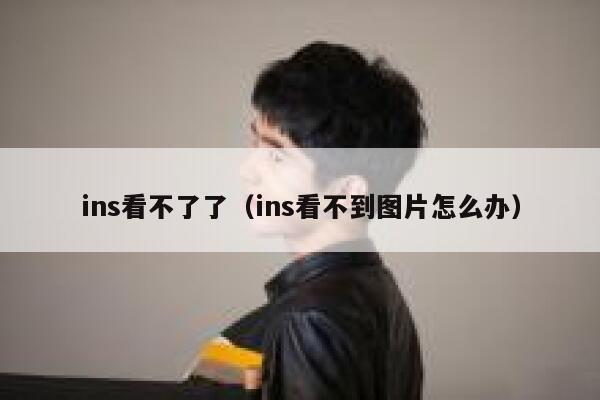 ins看不了了（ins看不到图片怎么办） 第1张