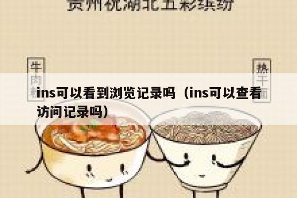 ins可以看到浏览记录吗（ins可以查看访问记录吗） 第1张