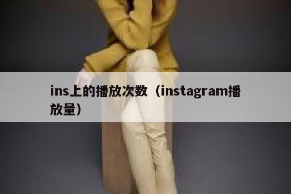 ins上的播放次数（instagram播放量） 第1张