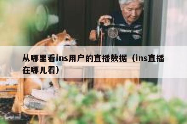 从哪里看ins用户的直播数据（ins直播在哪儿看） 第1张