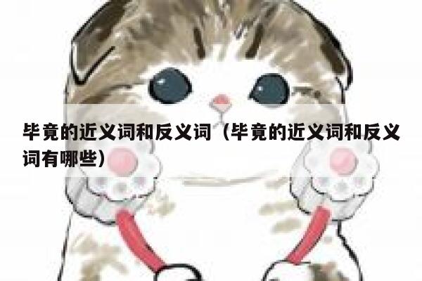 毕竟的近义词和反义词（毕竟的近义词和反义词有哪些） 第1张