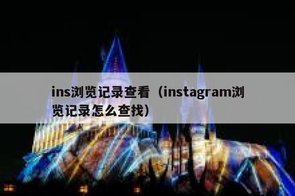 ins浏览记录查看（instagram浏览记录怎么查找） 第1张