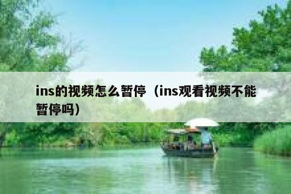 ins的视频怎么暂停（ins观看视频不能暂停吗） 第1张