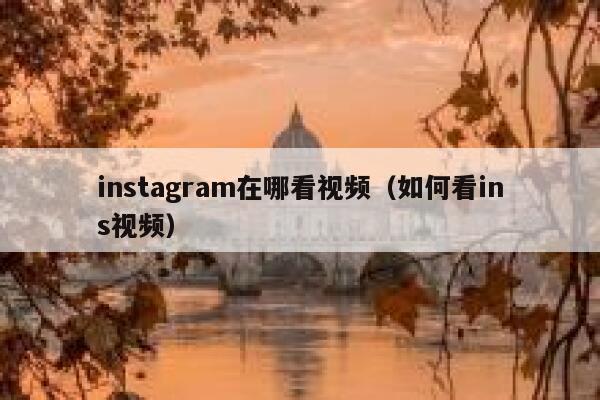instagram在哪看视频(如何看ins视频) 第1张 instagram在哪看视频(如何看ins视频) 第1张