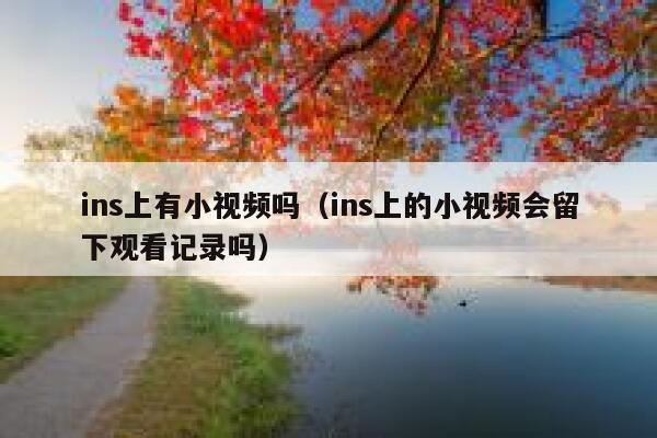 ins上有小视频吗(ins上的小视频会留下观看记录吗) 第1张 ins上有小视频吗(ins上的小视频会留下观看记录吗) 第1张
