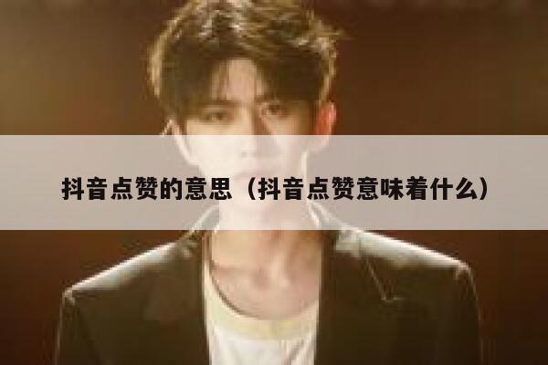 抖音点赞的意思(抖音点赞意味着什么) 第1张 抖音点赞的意思(抖音点赞意味着什么) 第1张