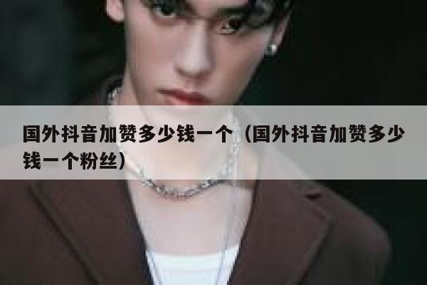 国外抖音加赞多少钱一个(国外抖音加赞多少钱一个粉丝) 第1张 国外抖音加赞多少钱一个(国外抖音加赞多少钱一个粉丝) 第1张