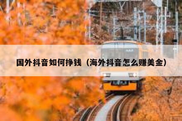 国外抖音如何挣钱(海外抖音怎么赚美金) 第1张 国外抖音如何挣钱(海外抖音怎么赚美金) 第1张