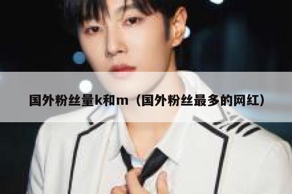 国外粉丝量k和m(国外粉丝最多的网红) 第1张 国外粉丝量k和m(国外粉丝最多的网红) 第1张