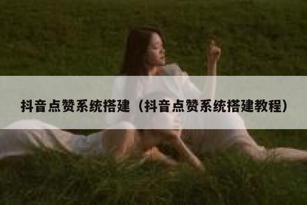 抖音点赞系统搭建(抖音点赞系统搭建教程) 第1张 抖音点赞系统搭建(抖音点赞系统搭建教程) 第1张