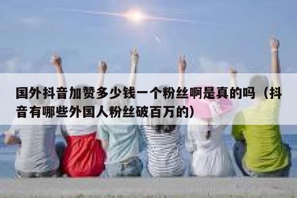 国外抖音加赞多少钱一个粉丝啊是真的吗(抖音有哪些外国人粉丝破百万的) 第1张 国外抖音加赞多少钱一个粉丝啊是真的吗(抖音有哪些外国人粉丝破百万的) 第1张