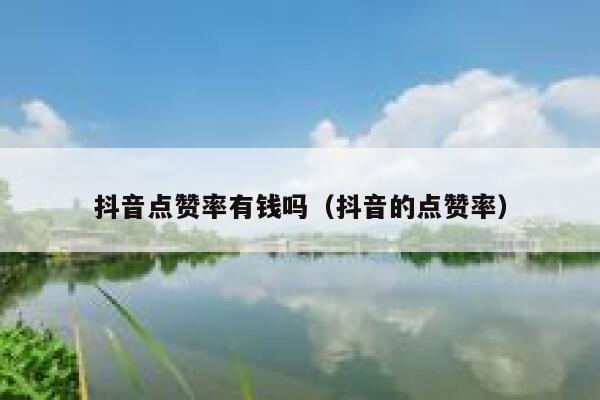 抖音点赞率有钱吗(抖音的点赞率) 第1张 抖音点赞率有钱吗(抖音的点赞率) 第1张