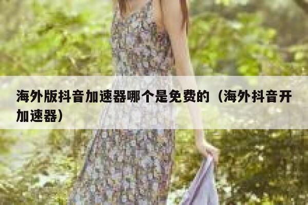 海外版抖音加速器哪个是免费的(海外抖音开加速器) 第1张 海外版抖音加速器哪个是免费的(海外抖音开加速器) 第1张