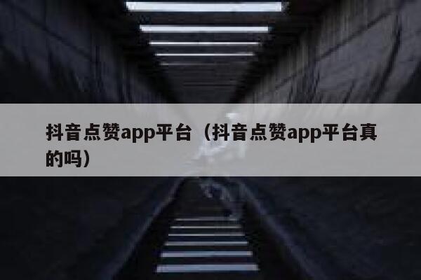 抖音点赞app平台（抖音点赞app平台真的吗） 第1张