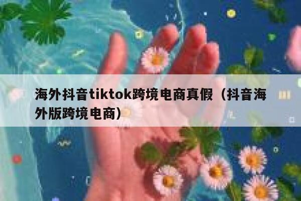 海外抖音tiktok跨境电商真假(抖音海外版跨境电商) 第1张 海外抖音tiktok跨境电商真假(抖音海外版跨境电商) 第1张