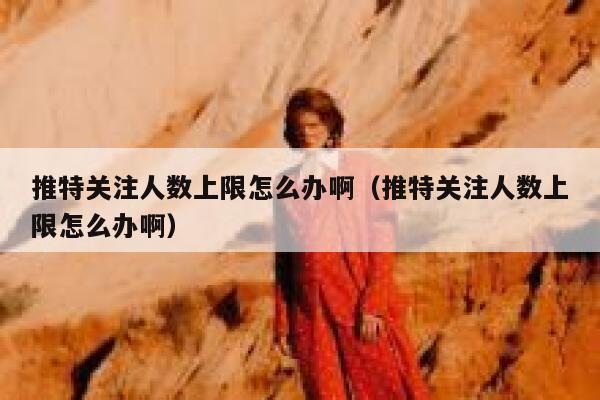 推特关注人数上限怎么办啊(推特关注人数上限怎么办啊) 第1张 推特关注人数上限怎么办啊(推特关注人数上限怎么办啊) 第1张