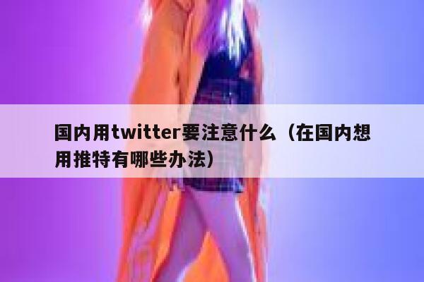 国内用twitter要注意什么(在国内想用推特有哪些办法) 第1张 国内用twitter要注意什么(在国内想用推特有哪些办法) 第1张