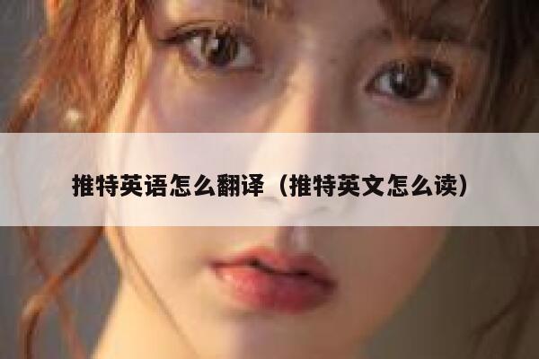 推特英语怎么翻译(推特英文怎么读) 第1张 推特英语怎么翻译(推特英文怎么读) 第1张